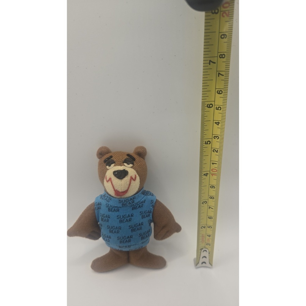 80s Sugar Bear Cereal Mini Stuffed Plush Toy Vintage Kellogg General Foods Corp - Picture 2 of 3